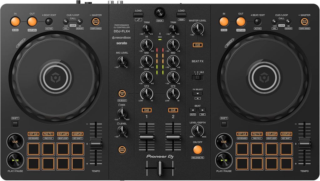DJ controller for event planning accessories and music control
